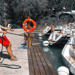 Kikötés a Balatonon